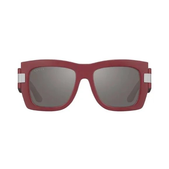 NEW GUCCI SUNGLASSES GG1688S 003 RED WOMEN SQUARE EYEWEAR